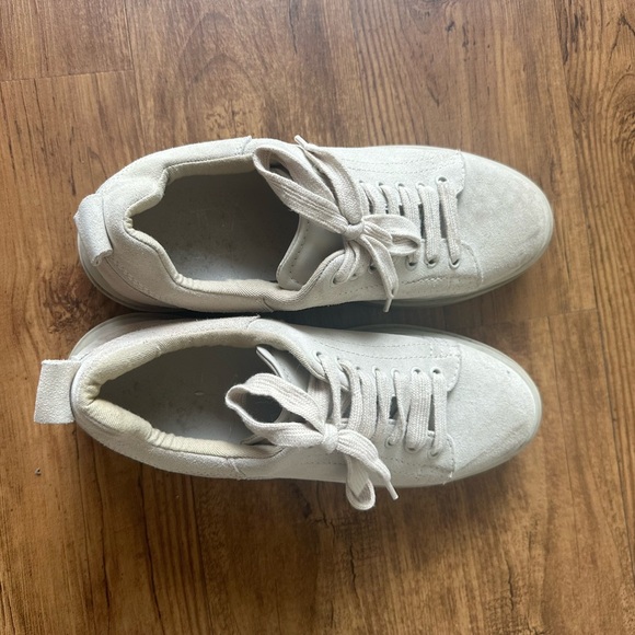 Zara Tan suede platform sneaker - Picture 4 of 5